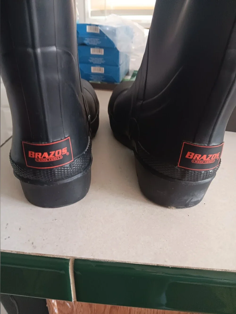 Mens Brazos Size 9 Steel Toe Electric Safe